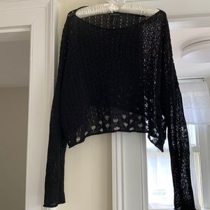 Sarah Pacini Distressed sweater